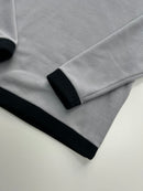 Fleece Ziper Interrompido Enzo Milano Preto/Grafite