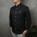 Camisa Social Polo Ralph Lauren Oxford - Xadrez Preta