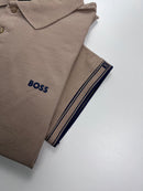 Camisa Gola Polo Hugo Boss - Marrom