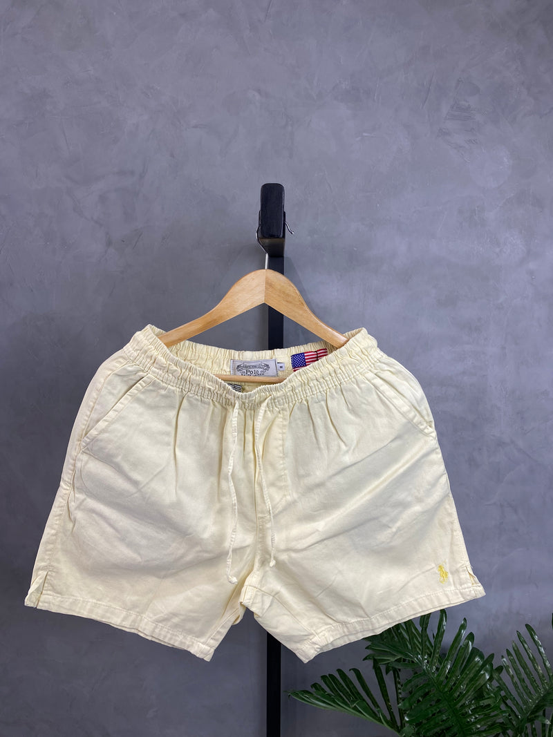 Short Sarja Polo Ralph Lauren - Amarelo Claro
