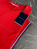 Camiseta Tommy Hilfiger - Vermelha - Algodão Egípicio