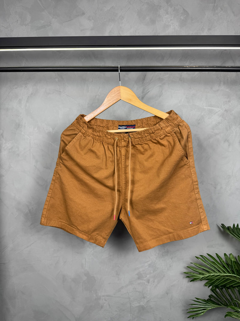 Short Sarja - Tommy Hilfiger - Marrom