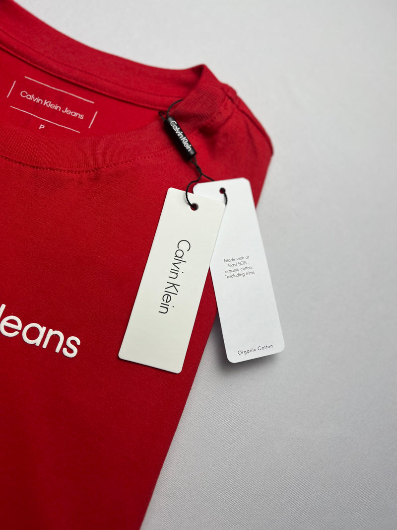 Camiseta Calvin Klein - Vermelha - Seda Pima