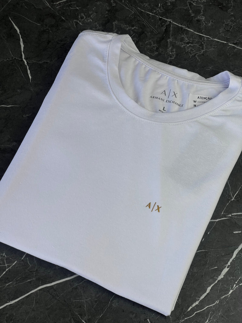 Camiseta Armani Exchange - Bege - Algodão Egípicio