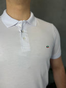 Camisa Gola Polo Enzo Milano - Branca