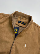 Jaqueta Polo Ralph Lauren - Marrom Claro  - Couro Suede