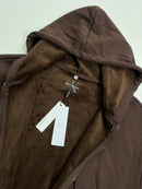 Casaco Calvin Klein Thermo Plush - Marrom - Importado