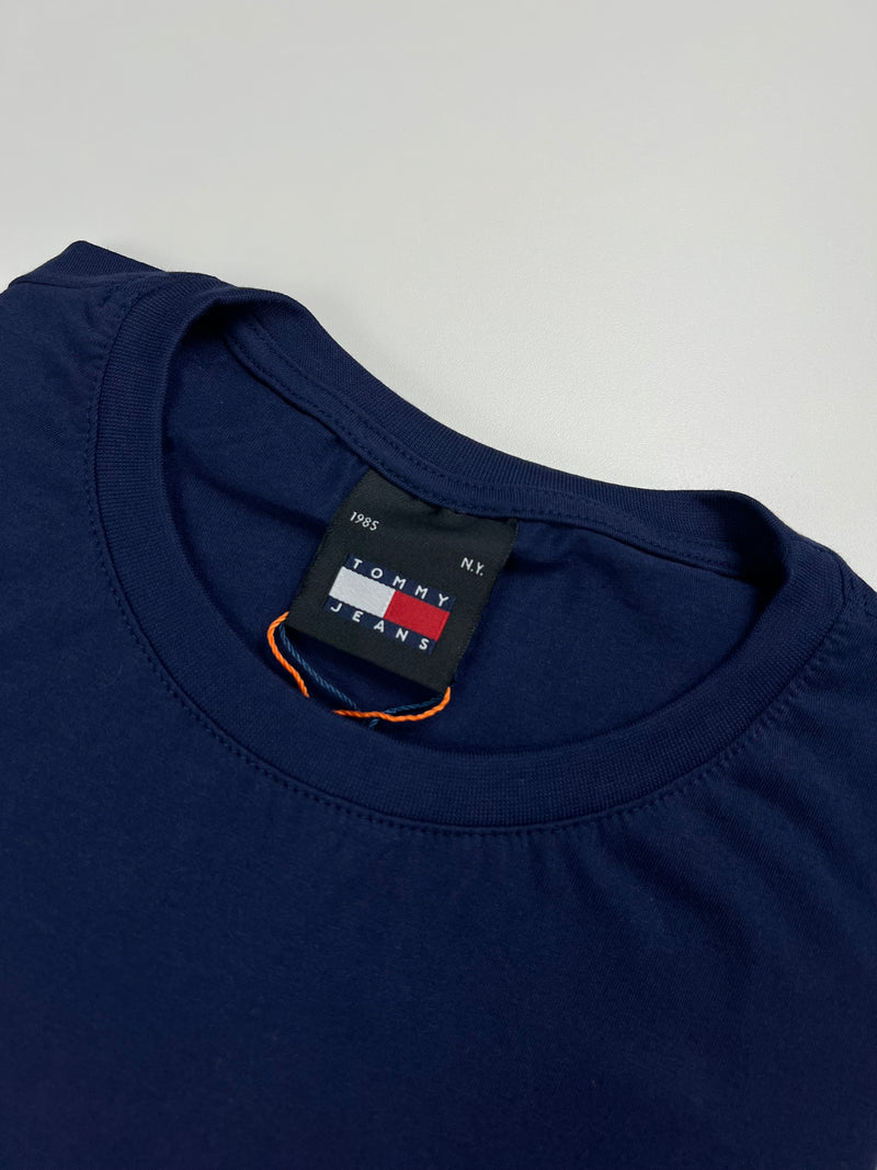 Camiseta Tommy Jeans - Azul Marinho - Seda Pima