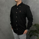 Camisa Social Polo Ralph Lauren Oxford - Preta
