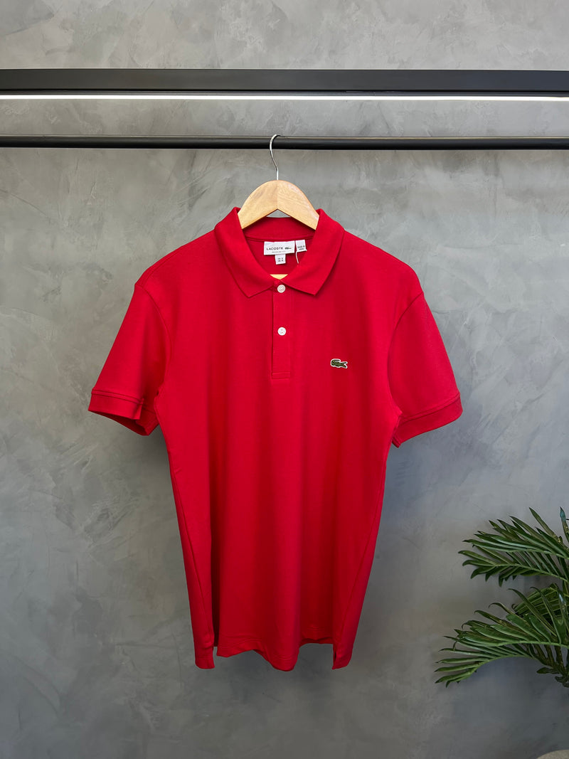 Camisa Gola Polo Lacoste - Vermelha