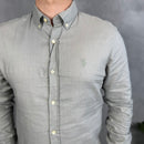 Camisa Social Polo Ralph Lauren - Verde - Linho