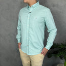 Camisa Social Tommy Hilfiger Oxford - Verde