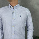 Camisa Social AZ BB/BR Polo Ralph Lauren Oxford - Xadrez