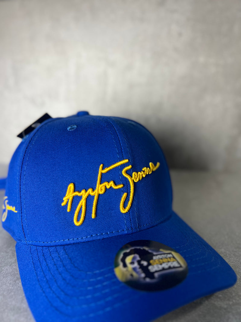 Boné Ayrton Senna - Azul