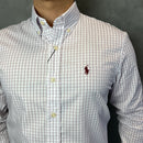Camisa Social BR/VRM Polo Ralph Lauren Oxford - Xadrez