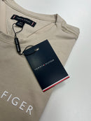 Camiseta Tommy Hilfiger - Bege - Algodão Egípcio