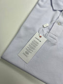Camisa Gola Polo Lacoste Monocromática - Branca
