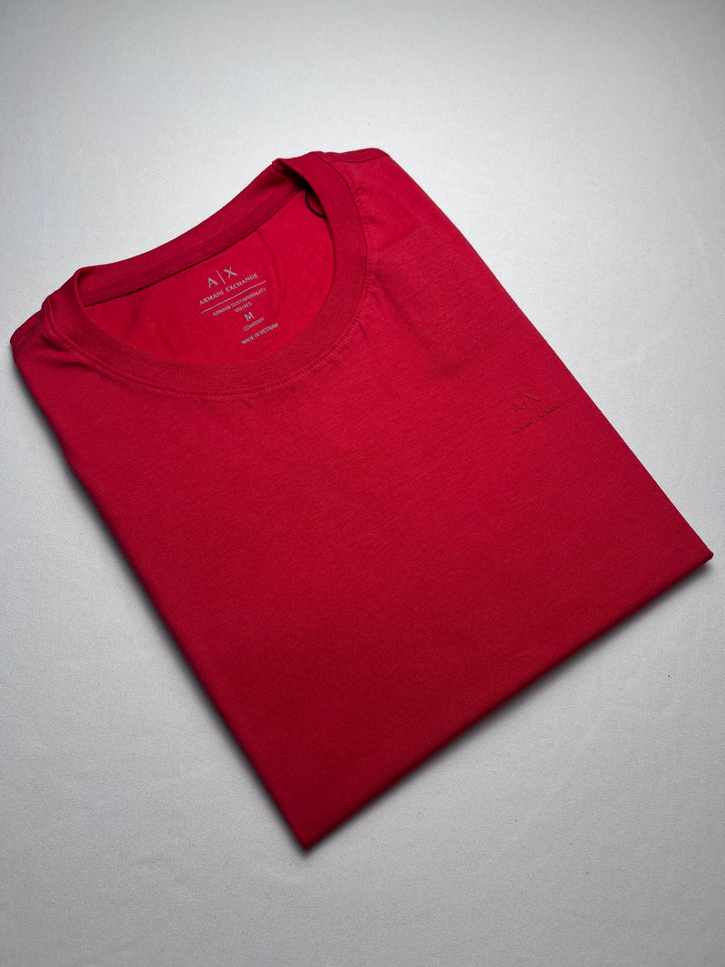 Camiseta Armani Exchange - Vermelha - Seda Pima