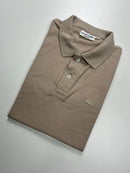 Camisa Gola Polo Lacoste Monocromática - Caqui