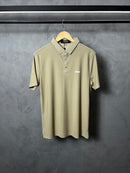 Camisa Gola polo Hugo Boss - Bege- Tecnológica
