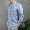 Camisa Social Polo Ralph Lauren Oxford - Xadrez Azul