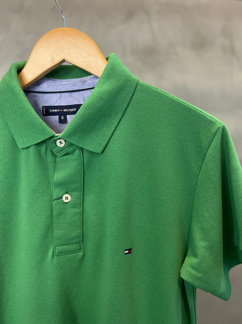 Camisa Gola Polo Tommy Hilfiger - Verde Clara