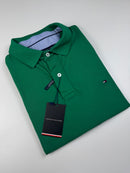 Camisa Gola Polo Plus Size Tommy Hilfiger - Verde Clara