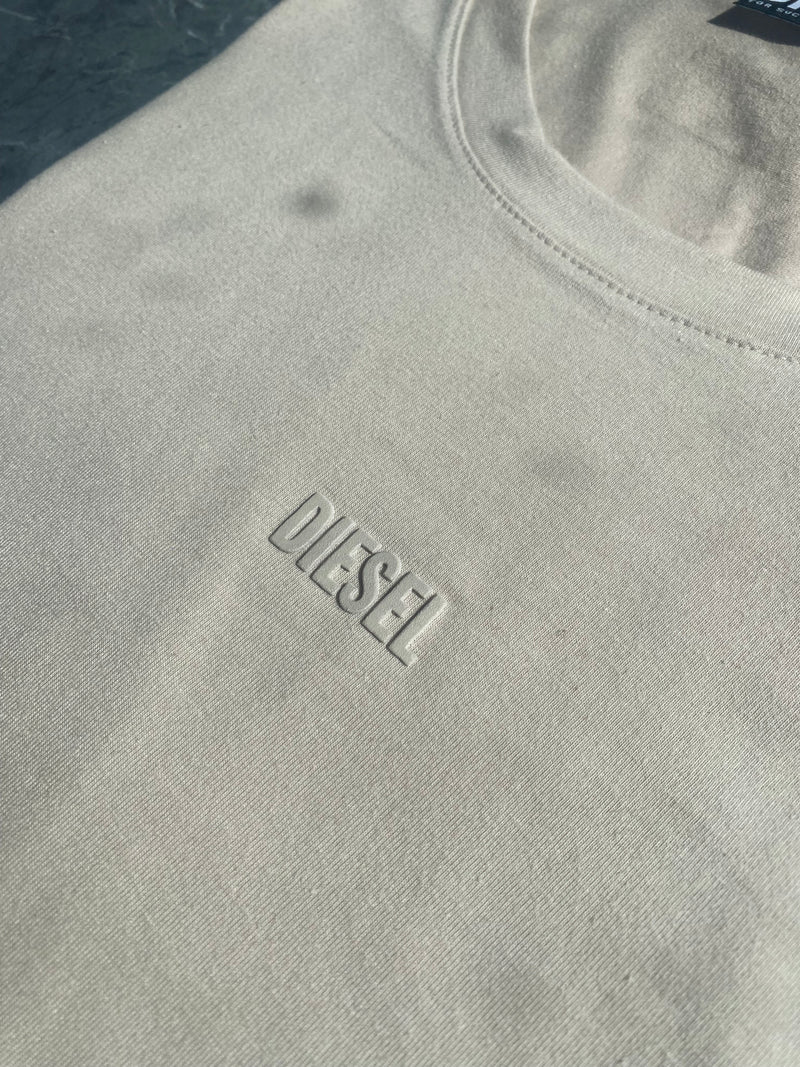 Camiseta Diesel - Bege - Algodão Egípicio