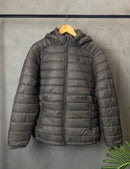 Jaqueta Puffer  Peluciada Tommy Hilfiger - Preta