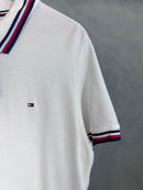 Camisa Gola Polo Tommy Hilfiger - Off White