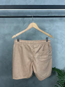 Short Linho Tommy Hilfiger - Marrom Claro