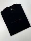 Camiseta Porsche x Boss - Preta- Seda Pima
