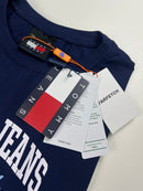 Camiseta Tommy Jeans - Azul Marinho - Seda Pima