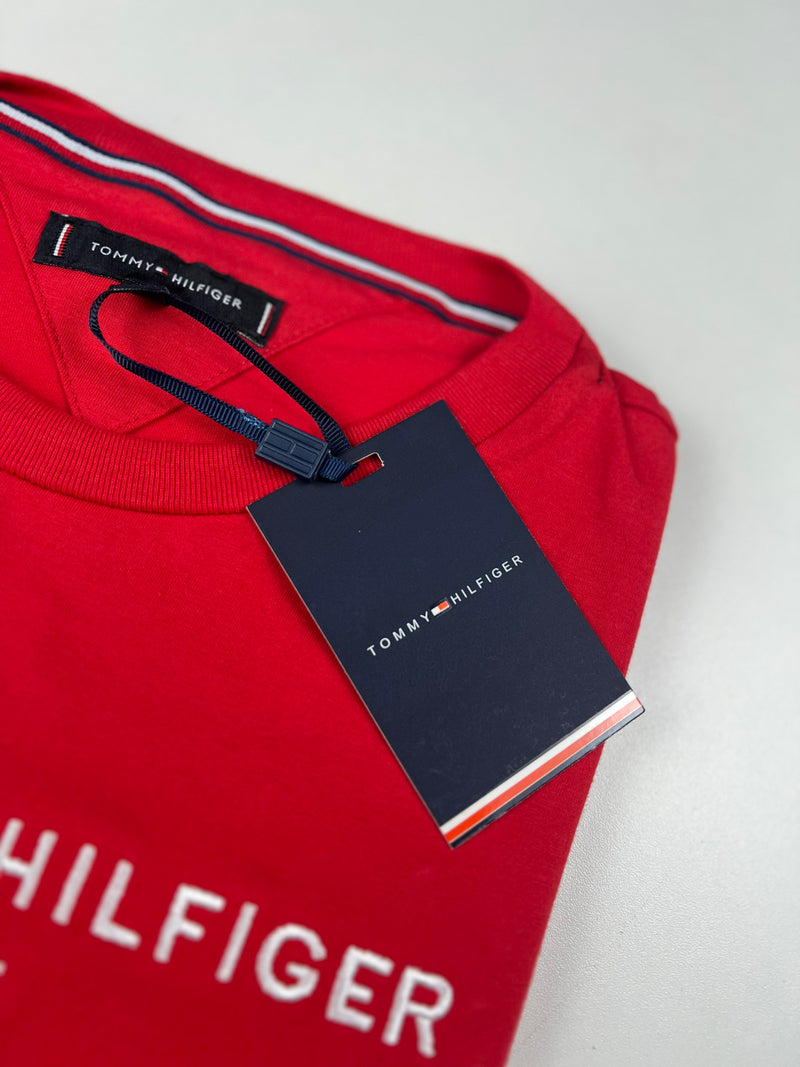 Camiseta Tommy Hilfiger - Vermelha - Seda Pima