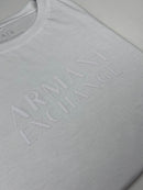 Camiseta Armani Exchange - Branca - Seda Pima