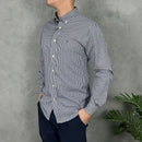 Camisa Social Tommy Hilfiger Azul Marinho/Br Regular - Xadrez