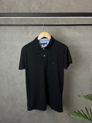 Camisa Gola Polo Tommy Hilfiger - Preta