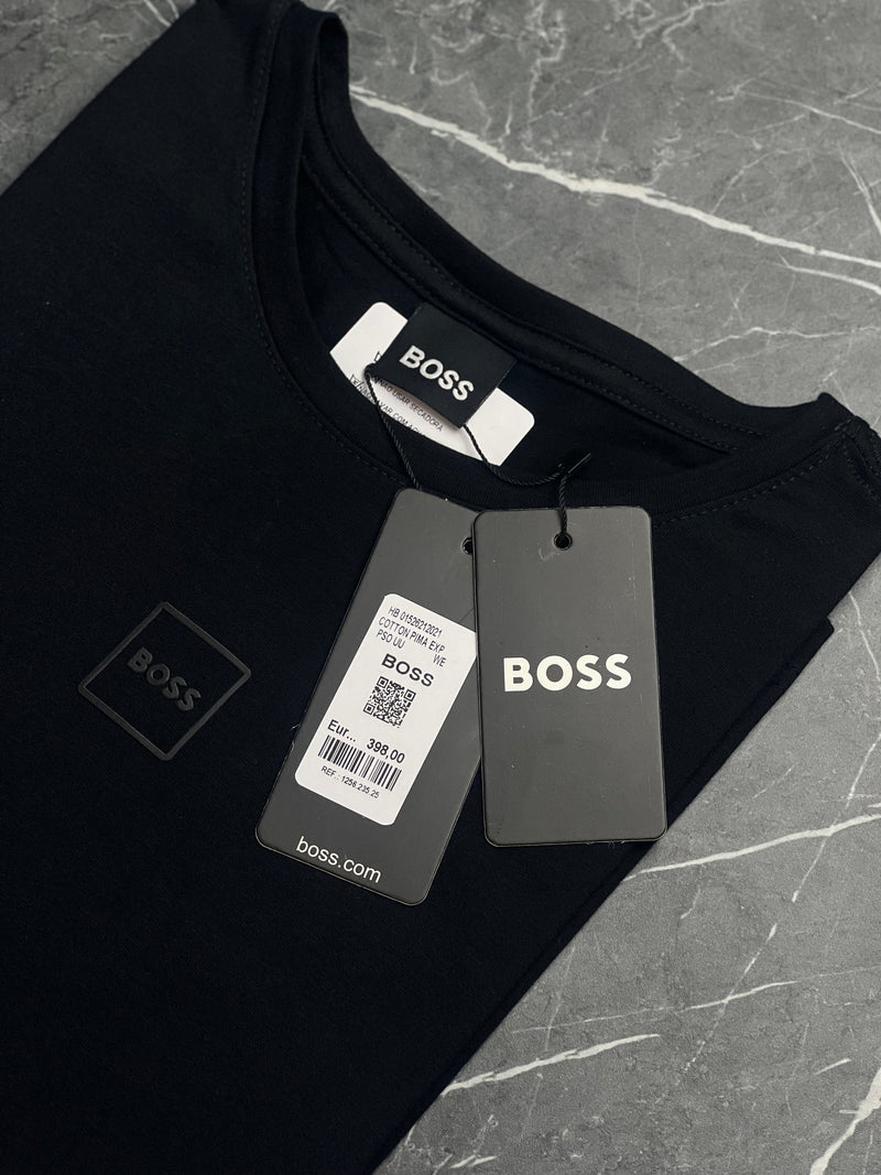 Camiseta Hugo Boss - Preta Algodão Egipicio