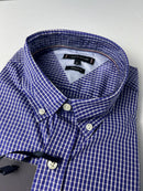 Camisa Social Polo Ralph Lauren Oxford - Xadrez Roxa