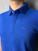 Camisa Gola Polo Lacoste Paris - Azul Royal