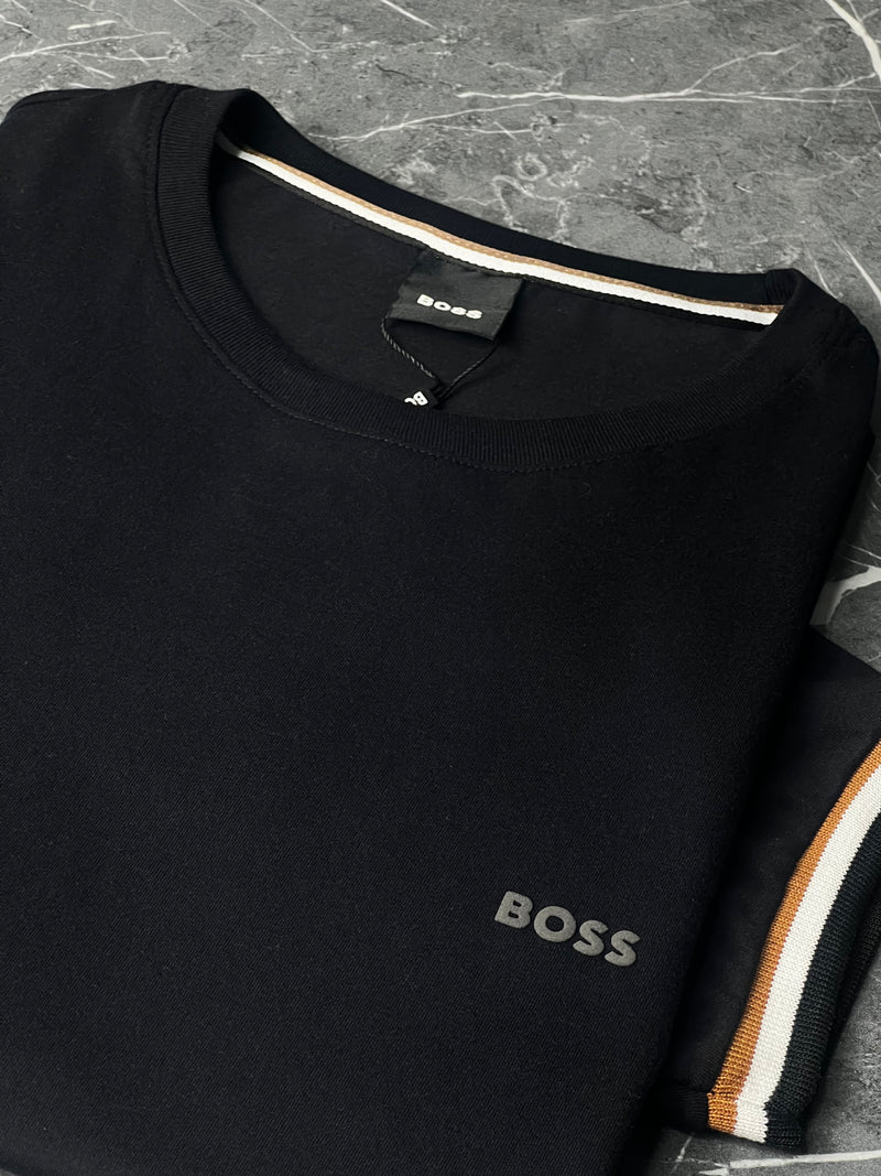 Camiseta Hugo Boss - Preta - Seda Pima
