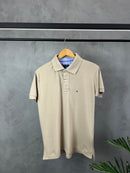 Camisa Gola Polo Tommy Hilfiger - Bege