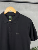 Camisa Gola Polo Hugo Boss -  Preta