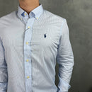 Camisa Social Polo Ralph Lauren Oxford - Listrada - Azul Bebê