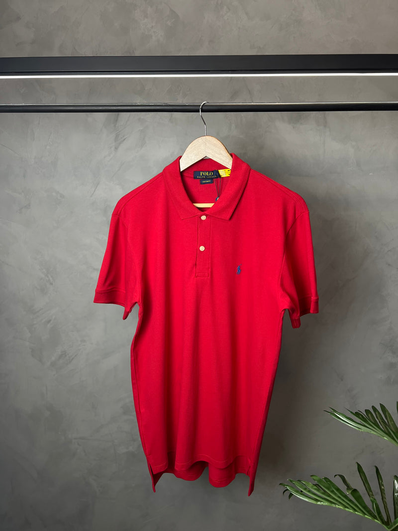 Camisa Gola Polo / Polo Ralph Lauren - Vermelha