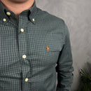 Camisa Social Polo Ralph Lauren Oxford - Xadrez Vr/Lr