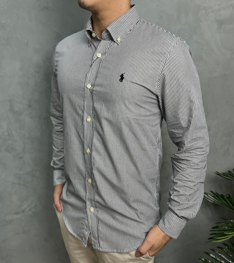 Camisa Social Polo Ralph Lauren Oxford - Listrada Branca