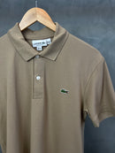 Camisa Gola Polo Lacoste - Bege