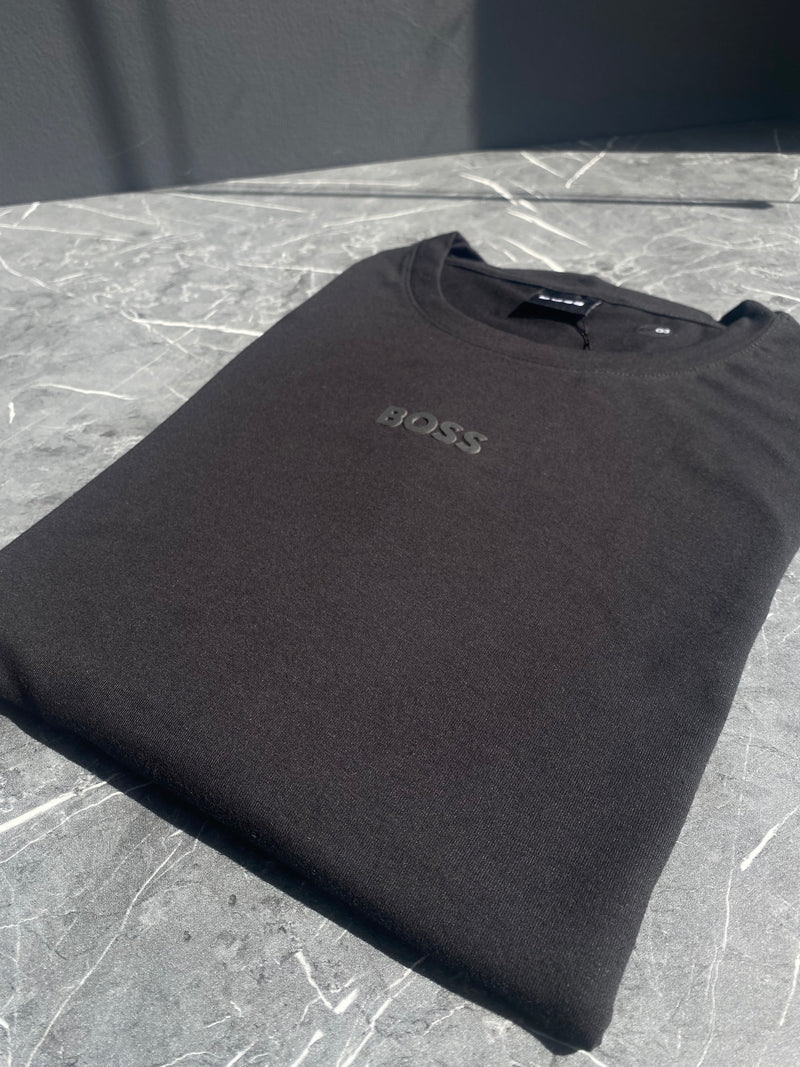 Camiseta Hugo Boss - Preta  - Algodão Egípicio
