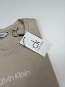 Camiseta Calvin Klein - Bege - Algodão Egípcio
